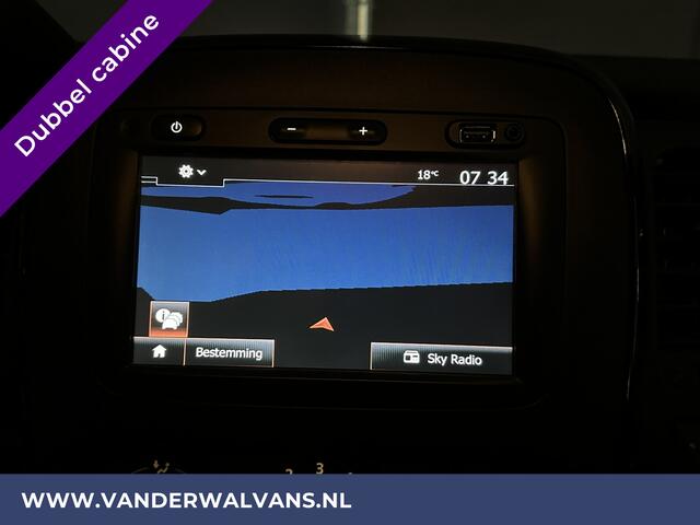 Opel VIVARO 1.6 CDTI 126pk L2H1 Dubbele cabine Euro6 Airco | 5-Zits | Navigatie | Trekhaak | Camera cruisecontrol, parkeersensoren, LED