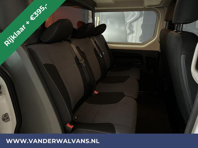Opel VIVARO 1.6 CDTI 126pk L2H1 Dubbele Cabine Euro6 *Rijklaar Direct Rijden* Airco | 5-Zits | Camera | Navigatie | Trekhaak Cruisecontrol, Parkeersensoren