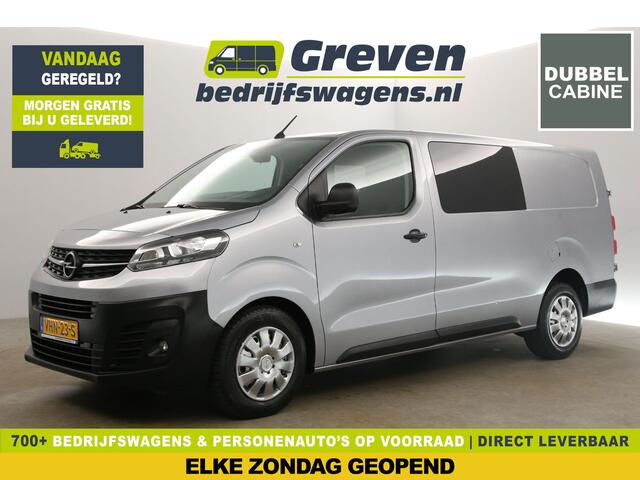 Opel VIVARO 2.0 CDTI L3H1 | Dubbele Cabine | 5 Persoons | Camera Airco Carplay Cruise Trekhaak Navi PDC