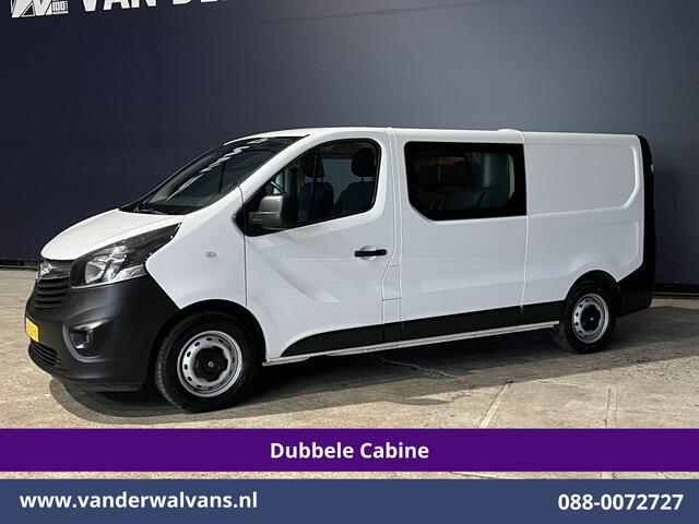 Opel VIVARO 1.6 CDTI 126pk L2H1 Dubbele cabine Euro6 Airco | 5-Zits | Camera | Navigatie | Omvormer | Trekhaak Cruisecontrol, Parkeersensoren