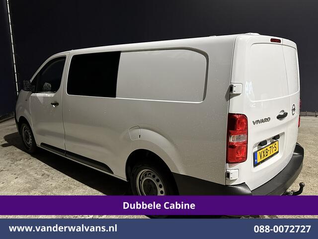 Opel VIVARO 2.0 Diesel 145pk L3H1 Dubbele Cabine Euro6 Airco | 6-Zits | Navigatie | 2500kg Trekhaak | Apple Carplay Android Auto, Cruisecontrol, Parkeersensoren