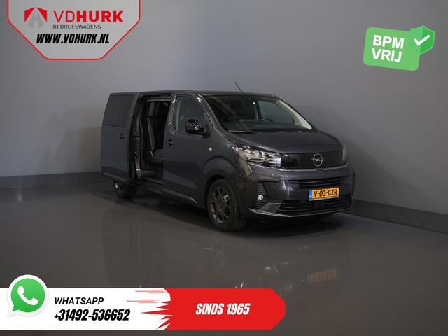 Opel VIVARO 2.0 180 pk Aut. DC Dubbel Cabine Elek.Stoelen/ Leder/ 2xSchuifdeur/ Afn.Trekhaak/ Climate/ Carplay/ Stoelverw./ Navi/ Cruise/ PDC/ Camera