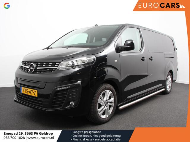 Opel VIVARO Vivaro-e L3 75 kWh Automaat 6-Persoons Dubbele Cabine Lang | Navigatie | Airco | 2 x Schuifdeur | Lichtmetalen velgen| Cruise Control | Side Bars | Bumpers in kleur