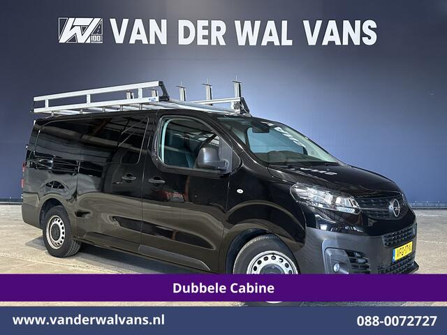 Opel VIVARO 2.0 CDTI 123pk L3H1 Glasresteel Dubbele cabine Euro6 Airco | 5-Zits | Camera | Navigatie | Apple Carplay Android Auto, Cruisecontrol, 2500kg Trekhaak, Parkeersensoren
