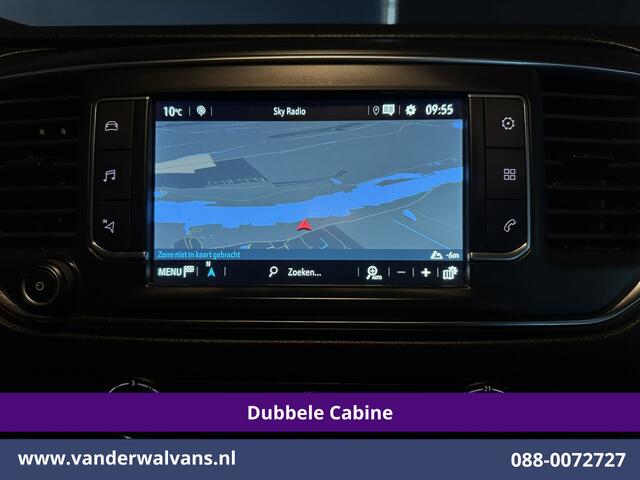 Opel VIVARO 2.0 CDTI 123pk L3H1 Glasresteel Dubbele cabine Euro6 Airco | 5-Zits | Camera | Navigatie | Apple Carplay Android Auto, Cruisecontrol, 2500kg Trekhaak, Parkeersensoren
