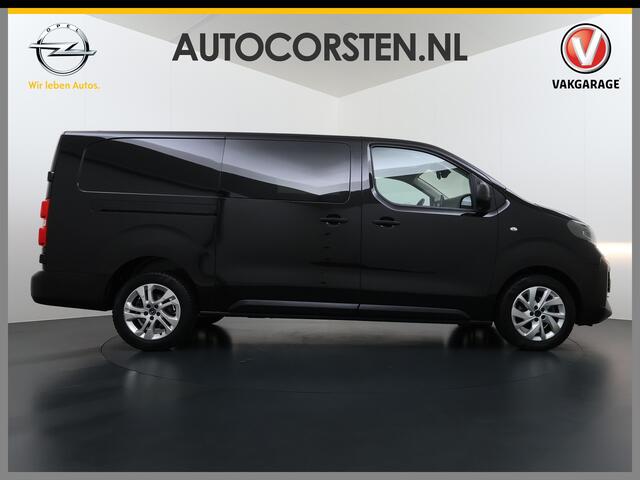 Opel VIVARO 2.0CDTi 145PK L3 DC Dubbele Cabine 6-Pers. Facelift! Navi PDC Camera Virtual-Cockpit Dual-ECC BordHerkenning Keyless Cruise-Control 17" LM Mistlampen Schuifdeur Rechts Priv.Glas ESP Elektr.Ramen Visio System Pack Ergonomie Comfort-pack Draadloze lader Sp