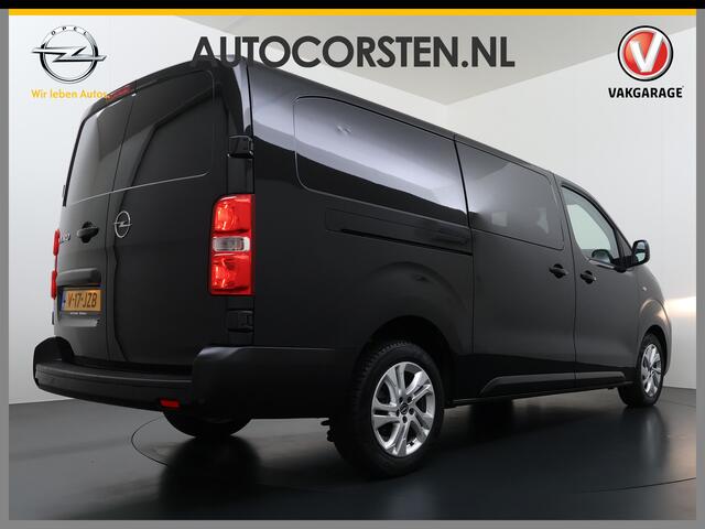 Opel VIVARO 2.0CDTi 145PK L3 DC Dubbele Cabine 6-Pers. Facelift! Navi PDC Camera Virtual-Cockpit Dual-ECC BordHerkenning Keyless Cruise-Control 17" LM Mistlampen Schuifdeur Rechts Priv.Glas ESP Elektr.Ramen Visio System Pack Ergonomie Comfort-pack Draadloze lader Sp