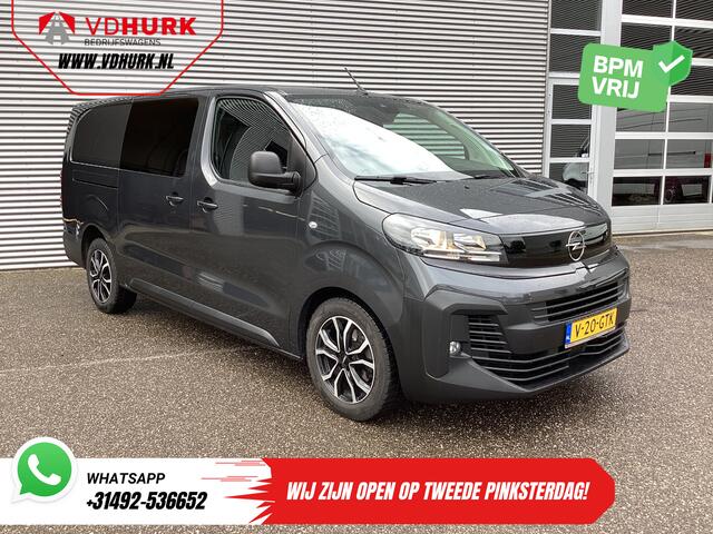 Opel VIVARO 2.0 180 pk Aut. DC Dubbel Cabine 2xSchuifdeur/ 2.5t.Trekverm./ Afn.Trekhaak/ Climate/ Carplay/ Stoelverw./ Stuurverw./ Navi/ Camera/ Cruise/ 17"LMV/ PDC