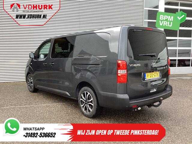 Opel VIVARO 2.0 180 pk Aut. DC Dubbel Cabine 2xSchuifdeur/ 2.5t.Trekverm./ Afn.Trekhaak/ Climate/ Carplay/ Stoelverw./ Stuurverw./ Navi/ Camera/ Cruise/ 17"LMV/ PDC