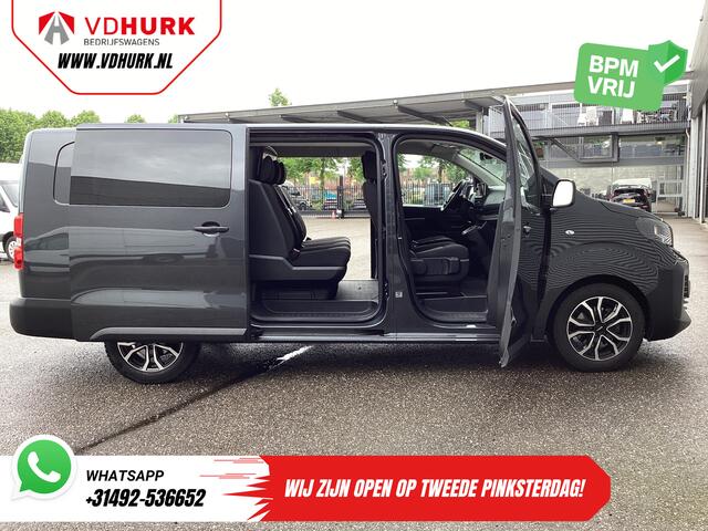 Opel VIVARO 2.0 180 pk Aut. DC Dubbel Cabine 2xSchuifdeur/ 2.5t.Trekverm./ Afn.Trekhaak/ Climate/ Carplay/ Stoelverw./ Stuurverw./ Navi/ Camera/ Cruise/ 17"LMV/ PDC