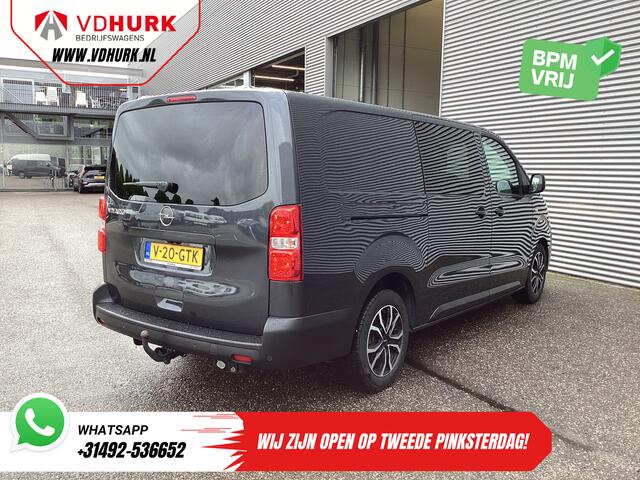 Opel VIVARO 2.0 180 pk Aut. DC Dubbel Cabine 2xSchuifdeur/ 2.5t.Trekverm./ Afn.Trekhaak/ Climate/ Carplay/ Stoelverw./ Stuurverw./ Navi/ Camera/ Cruise/ 17"LMV/ PDC