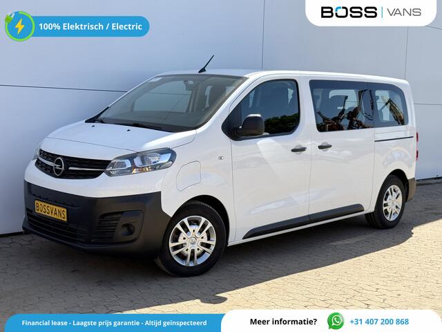 Opel VIVARO e-Vivaro L2H1 75 kWh 136PK 9-persoons L2H1 330km WLTP 93,7% (SOH) Dubbele schuifdeuren Snelladen Laadkabel Climate control Parkeersensoren