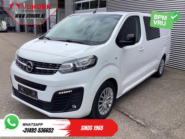 Opel VIVARO Electric 75 kWh DC Dubbel Cabine 345 km WLTP Snellader/ Cruise/ PDC/ Airco