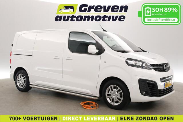 Opel VIVARO Vivaro-e L3H1 Innovation 75 kWh | Snelladen | SOH 89% | Clima | Cruise | Carplay | 3 Zits | 2xSchuifdeur | Parkeersens.
