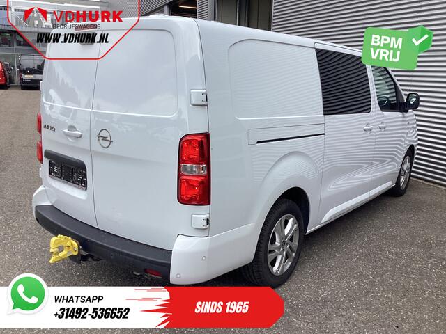 Opel VIVARO 2.0 145 pk Aut. DC Dubbel Cabine LED/ Adapt.Cruise/ 2x Schuifdeur/ Massage/ Stoelverw./ Keyless/ Leder/ Carplay/ Climate/ Camera/ PDC/ LMV/ Trekhaak
