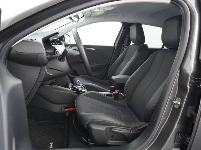 Opel e-Corsa Elegance 50kWh Autom. Two-Tone Apple Carplay Android Auto Navi Ecc Adap.Cruise Control 360° Camera Keyless DAB Led Lmv 17" Verkeersbord detectie Rijstrooksensor Winter-Pakket Parkeer-Pakket Premium-Pakket 1e Eigenaar Origineel Nederlandse Auto Nieuwprijs 
