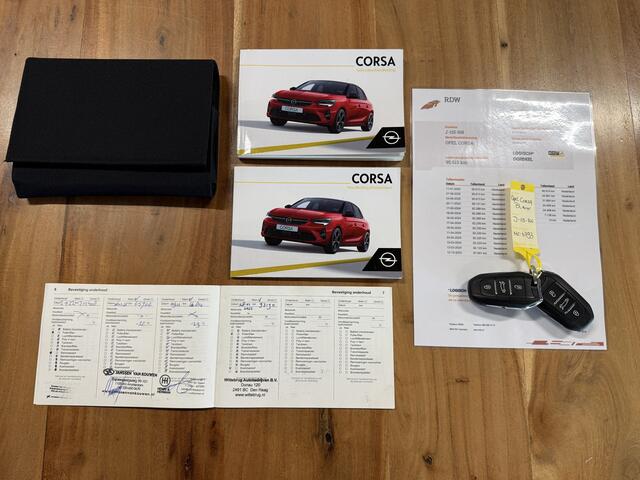 Opel e-Corsa Elegance 50 kWh *Stuur-/Stoelverwarming* LED / 1/2 Leder / Carplay / Keyless / ECC Clima / Cruise / 17'' LMV / Org.NL!