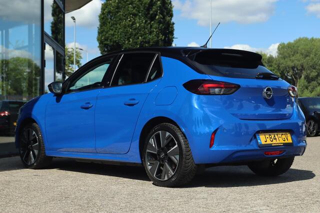 Opel e-Corsa ELEGANCE 136PK 50 KWH | VIRT. COCKPIT | CARPLAY | FULL LED | STUUR/STOELVERW. | NAVI | PDC