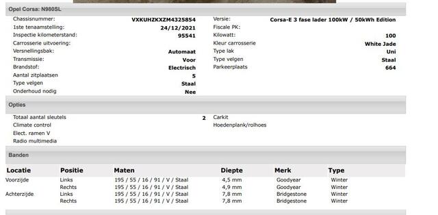 Opel e-Corsa 15X OP VOORRAAD! Edition 100KW / 50 kWh 100% EV. Airco-Ecc./ Radio multimedia / Navigatie via Usb /