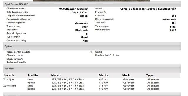 Opel e-Corsa Edition 50 kWh 15X OP VOORRAAD! Edition 100KW / 50 kWh 100% EV. / Airco-Ecc./ Radio multimedia / Navigatie via Usb