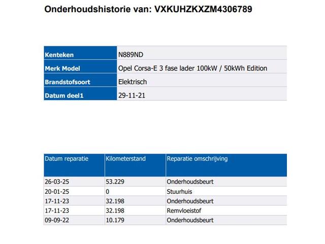 Opel e-Corsa Edition 50 kWh 15X OP VOORRAAD! Edition 100KW / 50 kWh 100% EV. / Airco-Ecc./ Radio multimedia / Navigatie via Usb