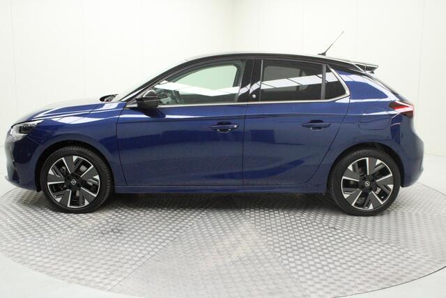 Opel e-Corsa Elegance 50 kWh | full options | climate | leder | panoramadak | navi | adaptive cruise | matrix | pdc v/a+camera | carplay | spiegels elect. inklapbaar