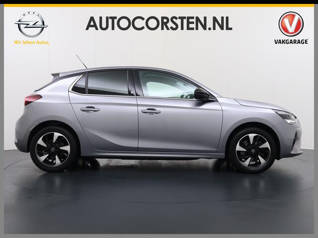 Opel e-Corsa Elegance 50kWh SOH 91% Panoramadak Adap.Cruise Warmtepomp 360°Camera Navi Ecc Apple Carplay Android Auto Pdc Lane Assist Lmv Privacy Glas Regen-Lichtsensor Led Keyless Zeer complete en keurig onderhouden Electrische Opel Corsa