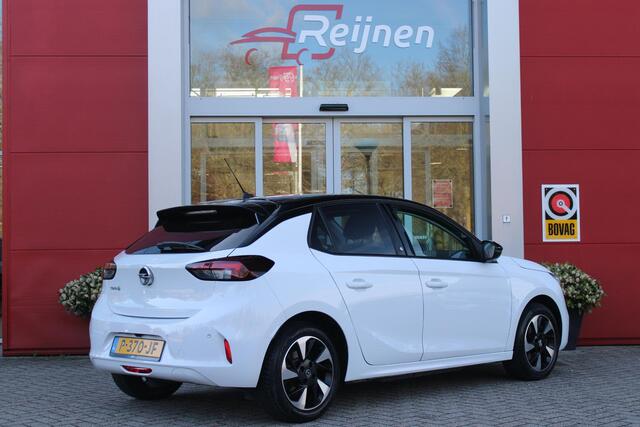 Opel e-Corsa GS Line 50 kWh | 3-FASE LADER | SNEL LAADFUNCTIE | APPLE CARPLAY/ANDROID AUTO | LED KOPLAMPEN | WINTER PAKKET: STOEL VERWARMING/STUUR VERWARMING | ZWART DAK | CLIMATE CONTROL | CRUISE CONTROL | DAB+ RADIO | ACHTERUITRIJ CAMERA |