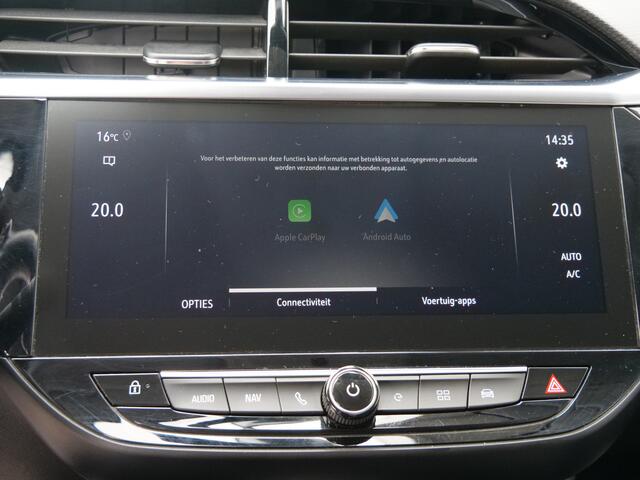 Opel e-Corsa Elegance 50 kWh 136 Pk 1-Fase Automaat Navi / DAB / Apple Carplay / Leer / Trekhaak alleen voor fietsendrager / SOH 88,6 %