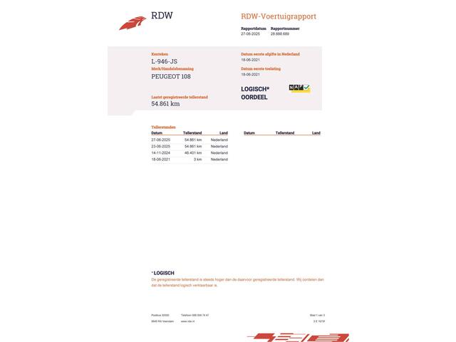 Peugeot 108 1.0 e-VTi Allure (73 PK) 2e-Eig. & Keurig-Onderh. BOVAG-Garantie. NL-Auto..
