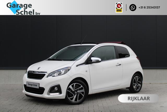 Peugeot 108 1.0 e-VTi Allure TOP! - Cabriodak - Camera - Cruise - Autoclima - Bluetooth - Rijklaar
