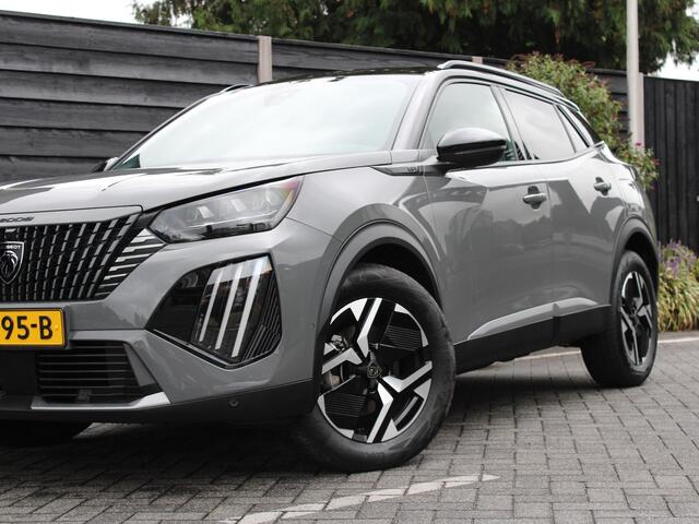 Peugeot 2008 GT 1.2 Hybrid 136PK e-DCS6 Automaat Navigatie, Camera 360, Pano-Opendak, Adaptieve Cruise Control, Lichtmetalen velgen, Zwart dak