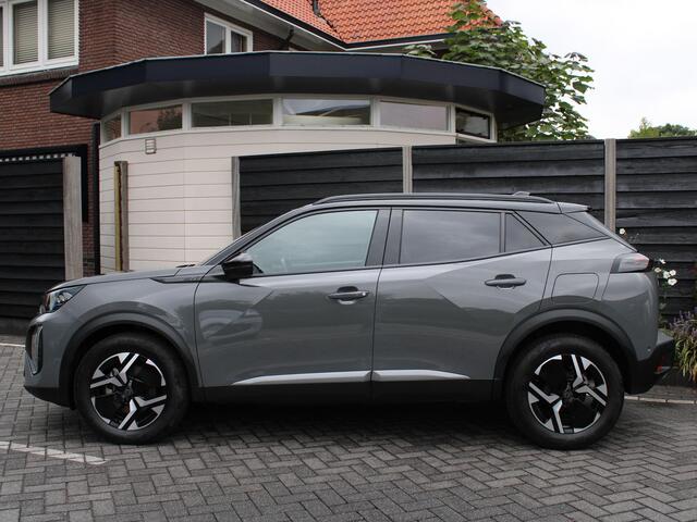 Peugeot 2008 GT 1.2 Hybrid 136PK e-DCS6 Automaat Navigatie, Camera 360, Pano-Opendak, Adaptieve Cruise Control, Lichtmetalen velgen, Zwart dak