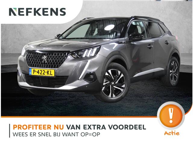 Peugeot 2008 1.2 130PK GT | AppleCarplay/Android Auto | 18"LMV | Camera | AUTOMAAT | Keyless | Cruise Control | Climate Control | Camera | FULL LED | Two-Tone | Sfeerverlichting | Isofix | Privacy Glass |
