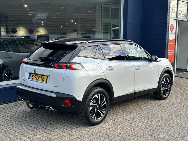 Peugeot 2008 1.2 Turbo GT 130pk Automaat 1e eigenaar | Stoelverwarming | Full Map Navigatie | Apple Carplay | Trekhaak | Full Led Koplampen | Keyless Entry | Parkeersensoren Rondom | Parelmoer Wit Metallic.