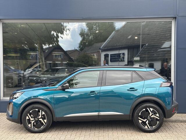 Peugeot 2008 1.2 Hybrid 145 PK Allure | Automaat Hybride | Adaptieve Cruise Control | 360 Graden Camera | Parkeersensoren V+A | Hoge Zitpositie | Climate Control | Stoelverwarming | Navigatie via Telefoon | Apple Carplay & Android Auto draadloos |LED Verlichting | 17"