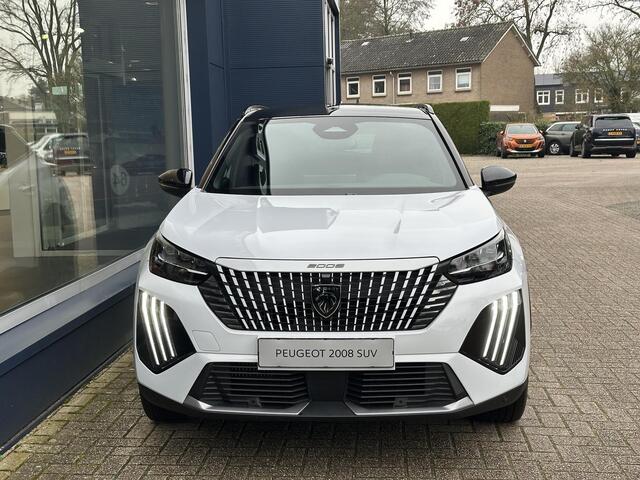 Peugeot 2008 1.2 Hybrid 145 PK GT | ¤ 8500,- DEMO VOORDEEL | Automaat Hybride | Navigatie | 360 Graden Camera | 18 Inch Evissa | Keyless Entry | Full LED Verlichting | Zwart Dak | Dode Hoek Detectie | Cruise Control Adaptief | Climate Control | Hoge Zitpositie |