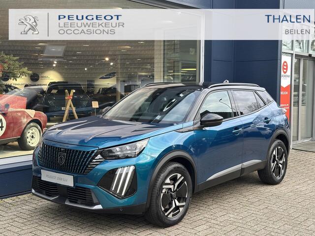 Peugeot 2008 1.2 Hybrid 145 PK GT | ¤ 8500,- DEMO VOORDEEL | Automaat Hybride | Navigatie | Alcantara Bekleding | Stoelverwarming | 360 Graden Camera | Keyless Entry | Full LED Verlichting | Zwart Dak | Dode Hoek Detectie | Cruise Control Adaptief | Climate Control | 