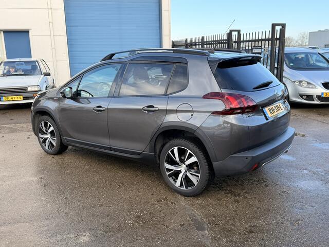 Peugeot 2008 1.2 PureTech GT-line 111 PK, 90.144 KM NAP, 1E EIGENAAR, AIRCO(CLIMA), CRUISE CONTROL, PARKEERSENSOREN, LEDER-/STOF INTERIEUR, GROOT NAVI-BLUETOOTH-MULTIMEDIASYSTEEM, 4X ELEK-RAMEN, ISOFIX, AIRBAGS, CENT-VERGRENDELING, LM-VELGEN, DAKRAILS, LED VERLICHTING