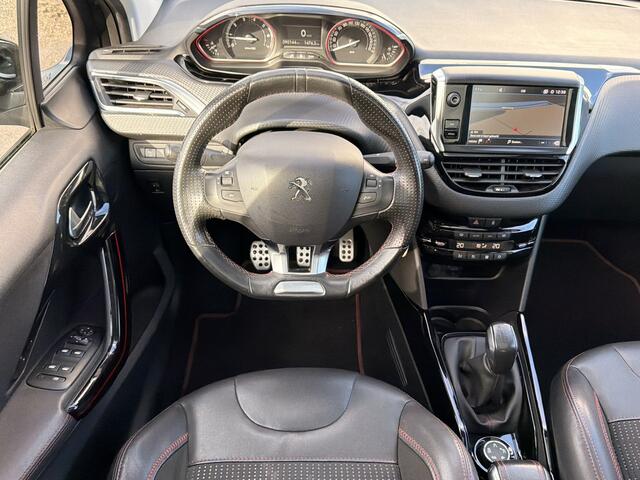 Peugeot 2008 1.2 PureTech GT-line 111 PK, 90.144 KM NAP, 1E EIGENAAR, AIRCO(CLIMA), CRUISE CONTROL, PARKEERSENSOREN, LEDER-/STOF INTERIEUR, GROOT NAVI-BLUETOOTH-MULTIMEDIASYSTEEM, 4X ELEK-RAMEN, ISOFIX, AIRBAGS, CENT-VERGRENDELING, LM-VELGEN, DAKRAILS, LED VERLICHTING