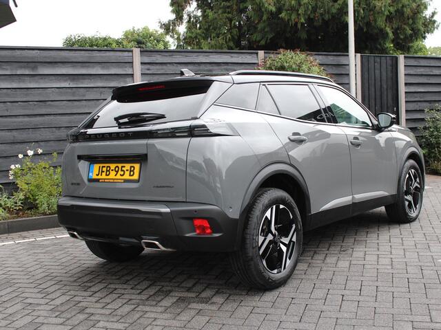 Peugeot 2008 GT 1.2 Hybrid 136PK e-DCS6 Automaat Navigatie, Camera 360, Pano-Opendak, Adaptieve Cruise Control, Lichtmetalen velgen, Zwart dak