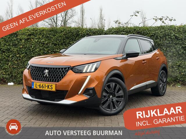 Peugeot 2008 GT-Line 1.2 PureTech 130PK EAT8 Automaat Navigatie, Achteruitrijcamera, Leder, Panoramadak, Stoelverwarming, Massage, Trekhaak