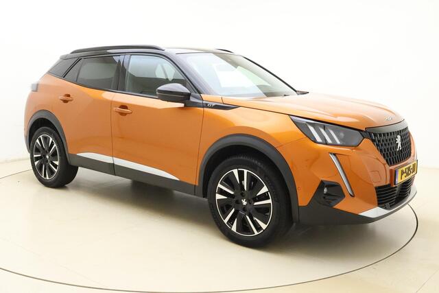 Peugeot 2008 1.2 PureTech GT Pack 155pk Automaat | Navigatie | Dealer onderhouden | Adaptive Cruise control | Camera | Parkeersensoren | Trekhaak | Keyless Entry + Start | 18" LMV