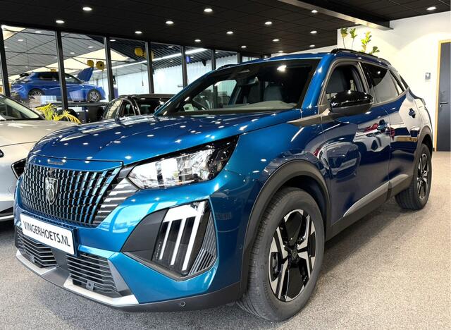 Peugeot 2008 1.2 Hybrid 145 Pk Allure * Navigatie * Keyless Open & Start * Dodehoekbewaking * Camera voor & Achter * Ckimate & Adaptive Cruise Control * Vingerhoets; Vierde Generatie Eersteklas Service. Al meer dan 100 jaar een begrip in de Brabantse Kempen.