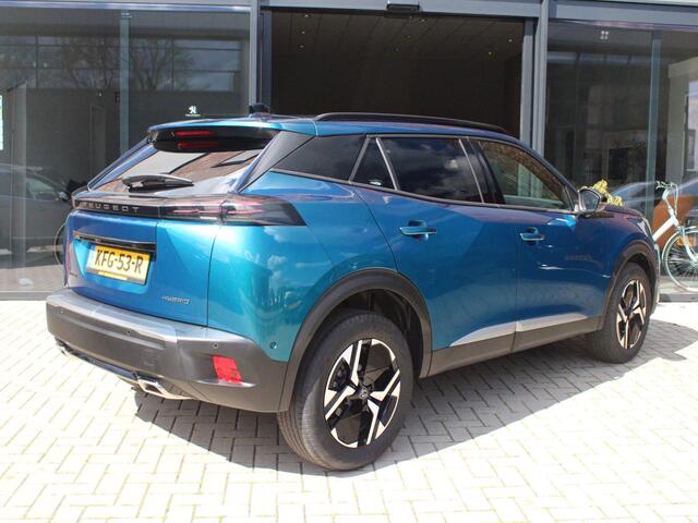 Peugeot 2008 1.2 Hybrid 145 Allure Navigatie, Rondomzichtcamera, Keyless entry, Dodehoekdetectie, Apple Carplay, Android Auto