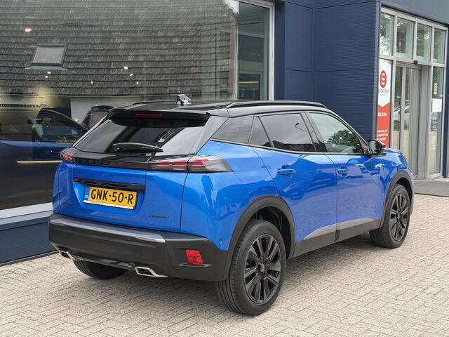 Peugeot 2008 1.2 Hybrid 145 PK GT | 1e Eigenaarsauto nieuw door Thalen geleverd | Alcantara Interieurpakket | Navigatie | 360 Graden Camera | 18" Lichtmetalen Velgen | Stoelverwarming | Full LED Verlichting | Dode Hoek Detectie | Cruise Control | DAB+ Radio | Keyless 