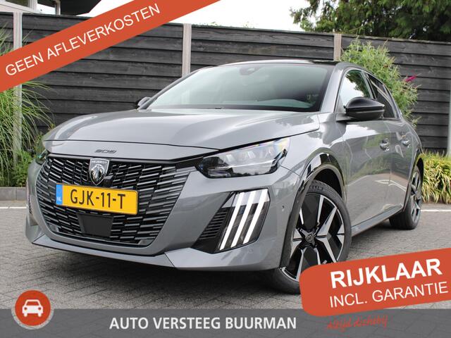 Peugeot 208 GT 1.2 Hybrid 100PK e-DCS6 Automaat Navigatie, Camera Voor & Achter, Panoramadak, Keyless, Apple Carplay, Android Auto