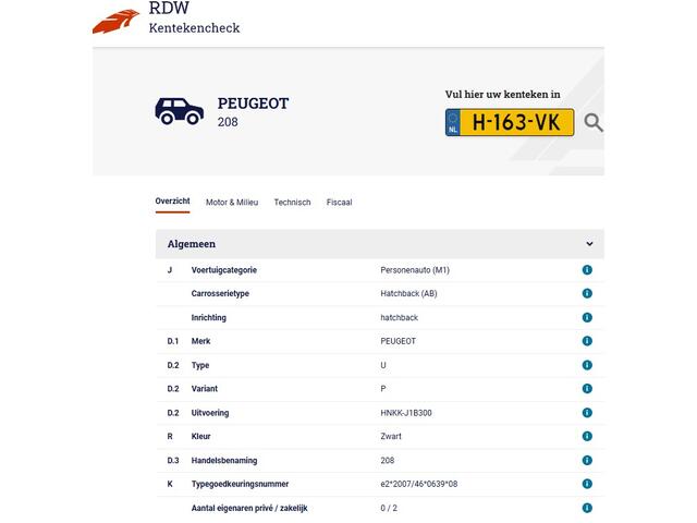 Peugeot 208 1.2 PureTech Blue Lease Allure (101 PK) 2e-Eig. & Keurig-Onderh. BOVAG-Garantie. NL-Auto.