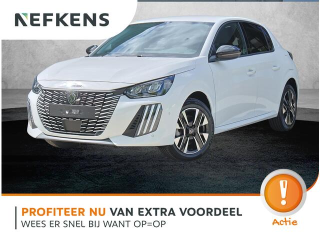 Peugeot 208 Hybrid 100 PK e-DCS6 Allure incl. ¤ 4.200,- korting !! | Navigatie | Parkeersensoren | LED | Lederen Stuurwiel | Climate Control | Cruise Control | 16" LMV | Apple Carplay/Android Auto |