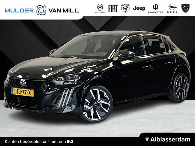 Peugeot 208 GT 1.2 Turbo 100pk | DRAADLOOS APPLE CARPLAY / ANDROID AUTO | 360° CAMERA | ADAPTIVE CRUISE | 17" LM-VELGEN | LEDER/STOF | DODEHOEKBEW. | CLIMA | DAB+ | ISOFIX
